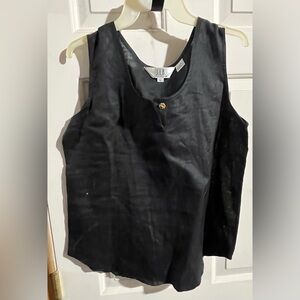 S.L.B Classic Black Women's button top